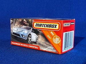 MATCHBOX POWER GRABS VOLKSWAGEN THE BEETLE CONVERTIBLE 2020 NEW IN BOX - Picture 1 of 1