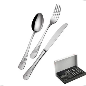 Confezione Panoramica 30 pezzi Milano Inciso , 18/10 (AISI304) acciaio inox Luci - Foto 1 di 1