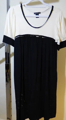 Vestido Vivienne Tam negro y marfil Foto 1 de 4