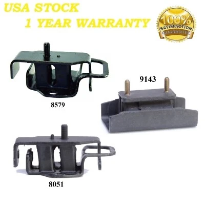 3 PIEZAS MONTAJE MOTOR Y TRANSMISIÓN APTO PARA ISUZU TROOPER 1989-1991 2,8 L (1er DISEÑO) Foto 1 de 4