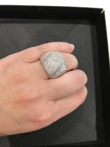SIF Jakobs Sterling Silver & CZ Grande Ring. Never Worn. STUNNING!! ❤️❤️ - Picture 1 of 10