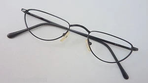 Halbbrillen, schmale Lesebrille ohne Gläser mit Federbügel schwarz 46-20 Gr. S - Bild 1 von 4