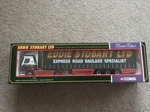Corgi Modern Truck 75601 RENAULT PREMIUM CURTAINSIDE EDDIE STOBART LTD - Picture 1 of 3