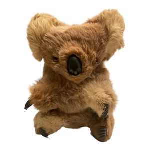 Peluche vintage orso koala vera pelliccia di canguro 10" peluche 1960/70 - Foto 1 di 10