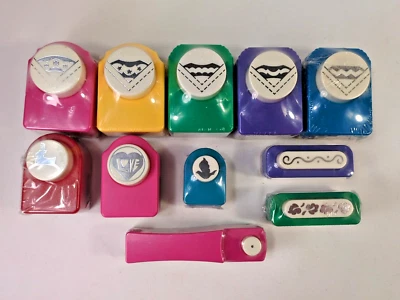 ВСЕ НОЧНЫЕ МЕДИА - Лот из 11 БУМАЖНЫХ ПЕРФОРАТОРОВ - Углы и Границы и Праздничные Формы - Изображение 1 из 4