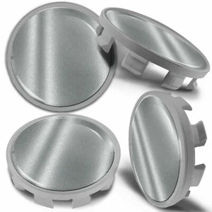 4x 68 mm - 65 mm tappi centro ruota in lega cerchi centrali compatibili con BMW argento - Foto 1 di 5