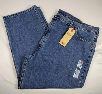 Levi's 550 Jeans Men's Size 56x30 Medium Wash Denim Relaxed Fit Tapered Leg NWT - Image 1 of 4