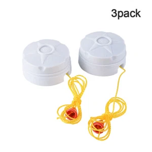 3PCS 250V 6A Ceiling Fan Lamp Wall Light Pull Chain Cord Switch with Pull SATAU - Picture 1 of 12