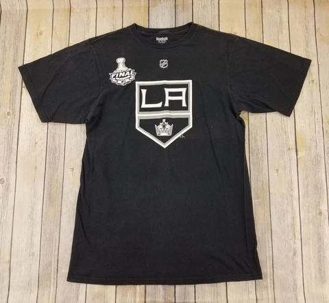 Reebok NHL LA Kings #11 KOPITAR T-shirt Size M Hockey Graphic Faded Black B30 Cover