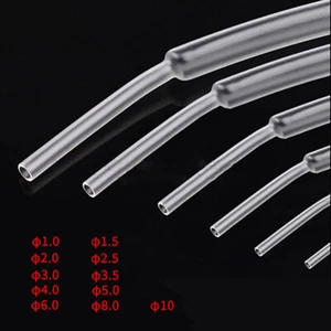 Schrumpfschlauch Transparent 2:1 Ø 1 1.5 2 2.5 3 3.5 4 5 6 8 10mm 1 tlg - 30 tlg - Picture 1 of 6