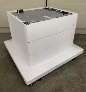 HP P1B11A Color LaserJet 3x550-Sheets Feeder and Stand From MFP M681 - Picture 1 of 12