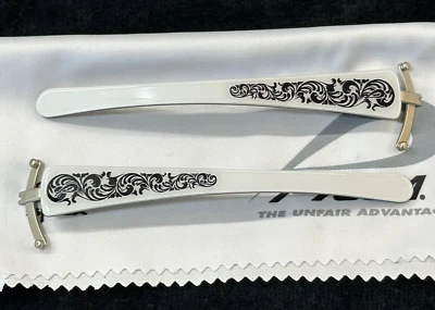 全新 2024 ~ Pilla Outlaw X7 白色卷轴 VIPER 框架 高光泽饰面 寺庙 — 第 1/3 张图片