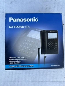 Panasonic KX-TS550B Single Line Analog Telefon SCHWARZ *NEU in OVP* - Bild 1 von 5