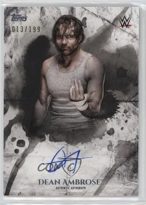 2018 Topps WWE Undisputed Undisputed Auto /199 Dean Ambrose #UA-DA Auto - Image 1 of 2