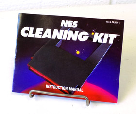Original Nintendo NES Cleaning Kit Booklet MANUAL NES-A-CK (USA-4)
