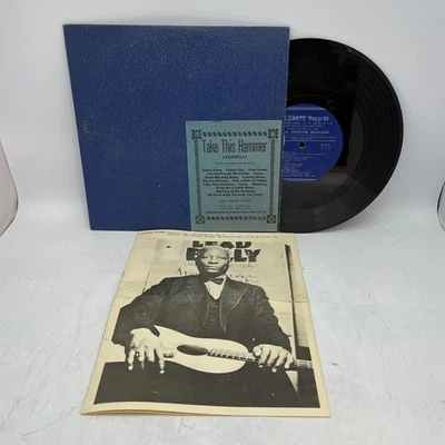 Lead Belly ‎Take This Hammer Vinyl 10" Album US 1950 Mono OG Press VG/VG Blues - Image 1 of 2