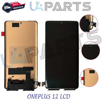 UA PARTS For OnePlus 12 1+12 PJD110 CPH2583 OLED LCD Touch Screen Digitizer Display