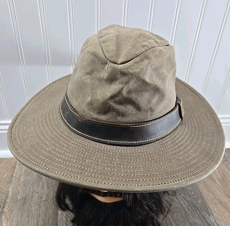 Goorin Brothers Grenadier Artículos Deportivos Para Hombre M Algodón Encerado Sombrero Ancho LEER Foto 1 de 4