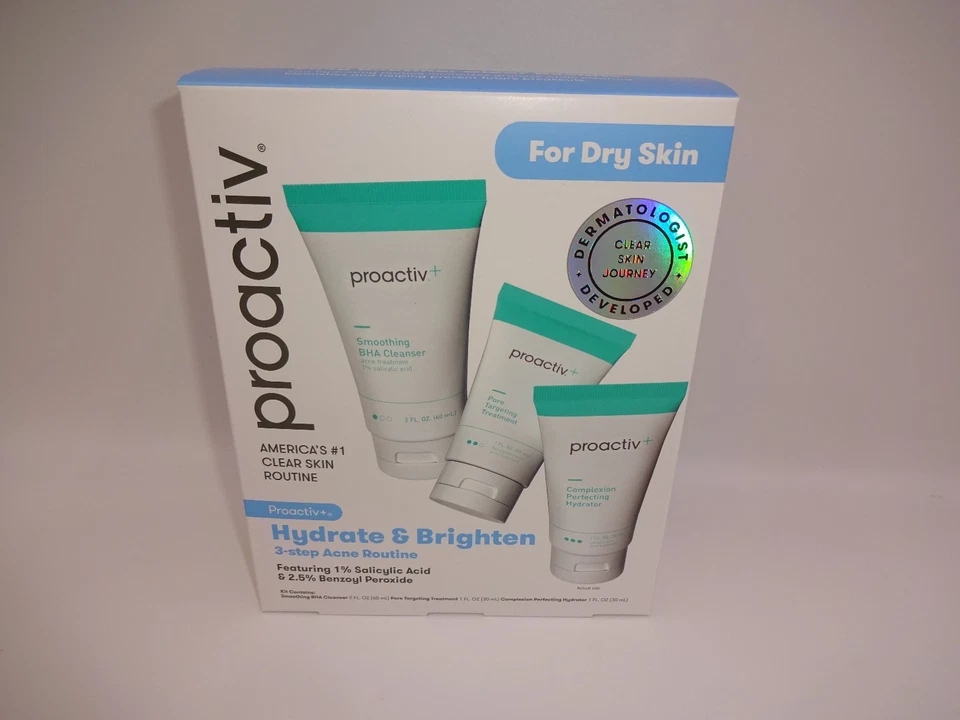 Proactiv Hydrate & Brighten 3-Step Acne Routine for Dry Skin 05/2026