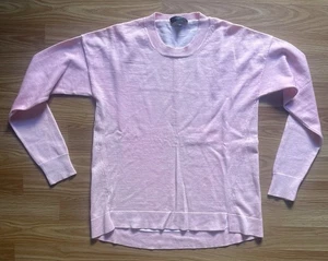 J Crew Gr. XS 100% Merinowolle Pullover Rosa Barbiecore Kaschmir Rundhals Pulli - Bild 1 von 8