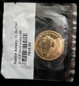 2012 P+D Native American Sacagawea Uncirculated Horse & Indian - Picture 1 of 3