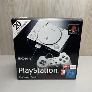 Sony PlayStation Classic Konsole mit 2 Controllern - Grau NOCH VERSIEGELT PS1 - Bild 1 von 8
