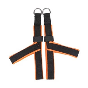 1 Pair Pilates Y Ankle Strap with Locking Function Multipurpose , Black and - Picture 1 of 6