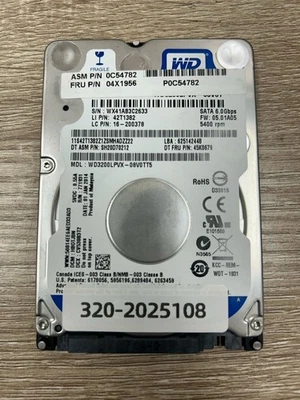 Western Digital WD3200LPVX-08V0TT5 320GB DCM: HBOTJBN - Image 1 of 2