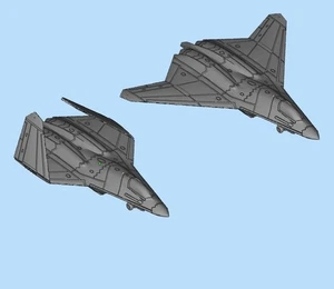 3D Printed 1/350/400/700 Chinese j50 fighter jet Unpainted/1pc - Picture 1 of 2