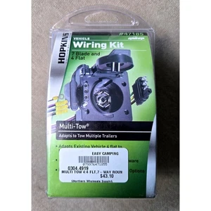 Kit de cableado de vehículo Hopkins Multi-Tow 7 hojas y 4 planos #47185 camping - Imagen 1 de 6