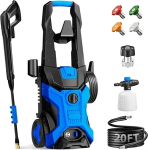 BothLin Power Washer 4 Quick-Connect Nozzles Blue - Picture 1 of 7