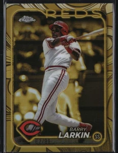2024 Topps cromo dorado Barry Larkin #73 67/99 - Imagen 1 de 2