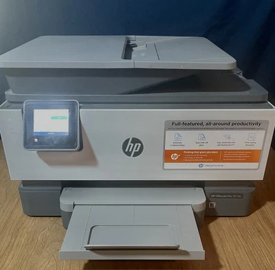 HP OfficeJet Pro 9018e All-in-One Wireless Color Inkjet Printer-80% Ink-299 Page - Image 1 of 4