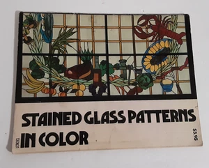 Glasmalerei Muster in Farbe 1978 Buch 130831 Ideen Farblayouts Tom Russell - Bild 1 von 8