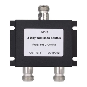 Séparateur de puissance 698~2700MHz Splitter 2 voies N-femelle pour répéteur de signal - Photo 1 sur 5