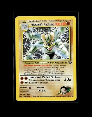 Pokémon Cards Gym Challenge & Gym Heroes: Choose Your Card! LP/NM WOTC Holo - Image 1 of 2