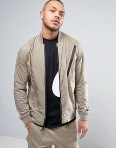 HERREN NIKE HYPERMESH VARSITY JACKE GRÖSSE XL (832190 235) KHAKI/SCHWARZ - Bild 1 von 6