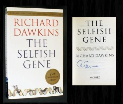 RICHARD DAWKINS SIGNED - The Selfish Gene - 30th Anniv Softcover Edition! Foto 1 de 4