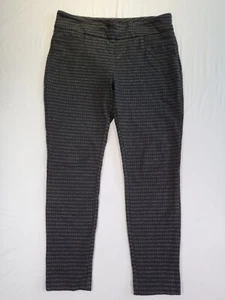 Pantalones Dalia para mujer tejidos elásticos a cuadros grandes con estampado de cuadros de panel abdominal - Imagen 1 de 15
