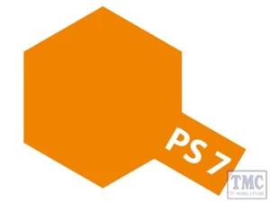 86007 Tamiya PS-7 Orange Polycarbonate Spray - Picture 1 of 1