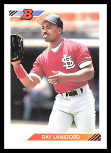 1992 Bowman Ray Lankford #643 St. Louis Cardinals 4H