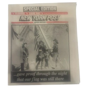 NEW YORK POST SEPT 13 2001 SPECIAL EDITION 9-11 WORLD TRADE CENTER - Picture 1 of 3