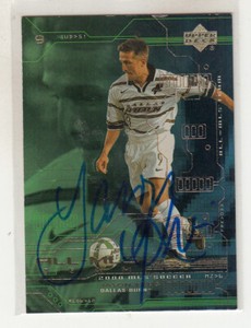 JASON KREIS 2000 Upper Deck MLS All-MLS Team #M1 Burn Autographed TTM Signed