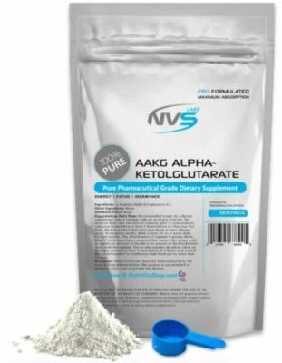 170 SERVINGS!! 500g 100% AAKG POWDER L-ARGININE PHARMACEUTICAL PRE-WORK OUT - Image 1 of 3
