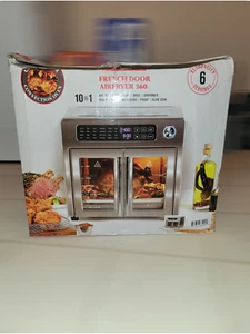 Emeril Lagasse Stainless Steel 10-in-1 French Door 26Qt AirFryer 360 *Open Box* - Picture 1 of 4