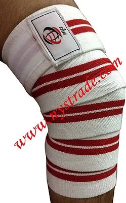  Knee Wraps Bandage for Gym Weight lifting Straps Guard Power lifting - Image 1 of 3