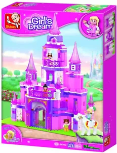 Girl's Dream Princess Castle 472 Piece Building Bricks Set Sluban M38-B0152 NEW - Picture 1 of 4
