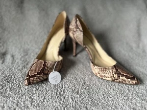 Jessica Simpson Prizma D'Orsay Pump In Snake Print Size 9M . NWOB - Picture 1 of 8