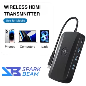 Spark Beam Wireless HDMI Extender Transmitter 1080p Plug & Play PC Phone To TV - Picture 1 of 12