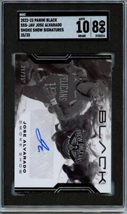 2022-23 Panini Black - Smoke Show Signatures Jose Alvarado /35 (AU) SGC 8 - Picture 1 of 1